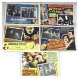 5 Vtg Original Spanish Lobby Cards 14x11