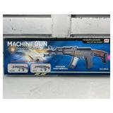 Machine gun toy set with flashing lights and
