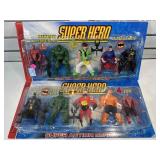 2 super hero action figure play packs.