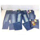 Denim jeans. Assorted. Size 0-4
