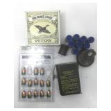 Assorted Ammo, Black Powder Bullets, Repro Lock