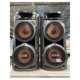 Pair Sony D.S.W. Speakers. Direct Radiating Super