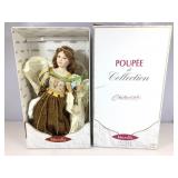 Camelot style collectible porcelain doll with