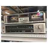 Technics Stereo Receiver and Dual Cassette
