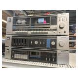 Sony Stackable Stereo System. Dual Cassette,