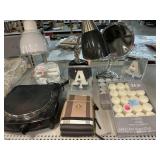 NIB Tealight Candles, Desk Lamps, Mirror and