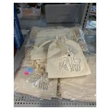 New Reindeer Themed Cloth Gift Bags.