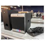 Microphone and 2 speakers. Assorted