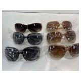 6 fashion sunglasses.