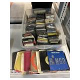 Cassette Tapes and 7 inch Records.