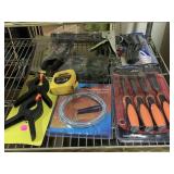 New Tools incl. Wire brush set, caulk gun,