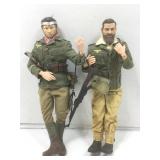 2 WWII German soldiers, 12 in tall