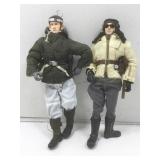 2 WWII German soldiers, 12 in tall