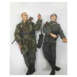 2 WWII German soldiers, 12 in tall