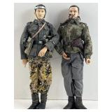2 WWII German soldiers, 12 in tall