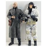 2 WWII German soldiers, 12 in tall