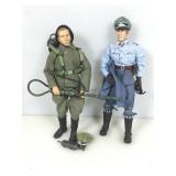 2 WWII German soldiers, 12 in tall