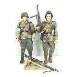 2 WWII German soldiers, 12 in tall
