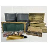 Model footlockers barrels and more. Assorted