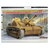 Sturmhaubitze with Zimmerit model tank 1:35 scale