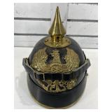 German helmet leather spike top infantry enlisted