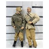 2 WWII German soldiers, 12 in tall