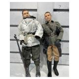 2 WWII German soldiers, 12 in tall