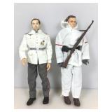 2 WWII German soldiers, 12 in tall