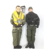 2 WWII German soldiers, 12 in tall