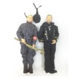 2 WWII German soldiers, 12 in tall