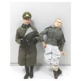 2 WWII German soldiers, 12 in tall