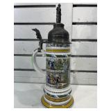 German beer stein w/lid 12 in tall, Kaiser