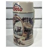 Coors  beer stein, 8 in tall, Brazil
