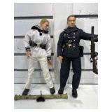 2 WWII German soldiers, 12 in tall