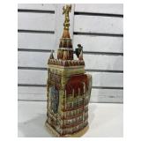 German beer stein w/metal lid, 15 in tall