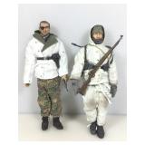 2 WWII German soldiers, 12 in tall