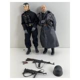 2 WWII German soldiers, 12 in tall