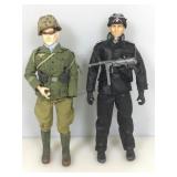 2 WWII German soldiers, 12 in tall