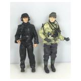 2 WWII German soldiers, 12 in tall