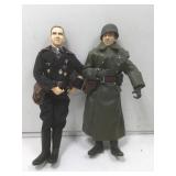 2 WWII German soldiers, 12 in tall