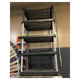 Plastic storage shelf approx 6ft.