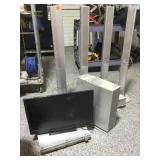 Panasonic surround speakers, DVD player and Vizio