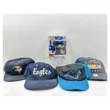 Mixed lot of sports hats