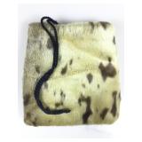 Faux Fur hand muff w/wrist strap