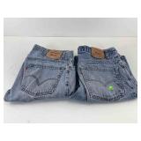 2 pair Vtg red tab Levi