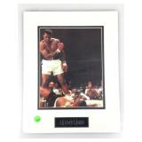 Ali over Liston framed picture
