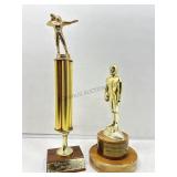 Vintage football trophies