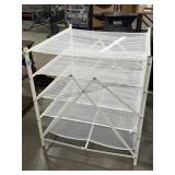 Maniac 5-tier mesh flat drying rack, 25x25x28in