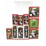 Hallmark Christmas ornaments, basketball & h