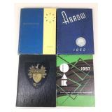 Vtg School yearbooks, asstd